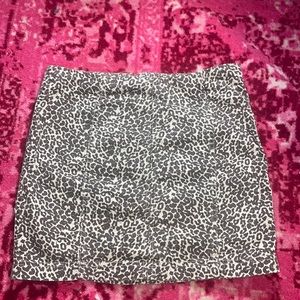 Free people cheetah skirt